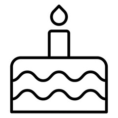 Outline Cake icon