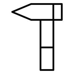 Outline Hammer icon
