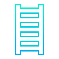 Obraz premium Outline gradient Ladder icon