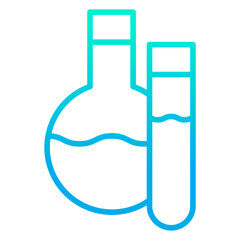 Outline gradient Test icon