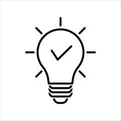 idea icon vector design template