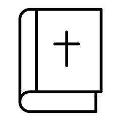 Outline Bible icon