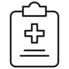 Obraz premium Outline Medicine Chart icon