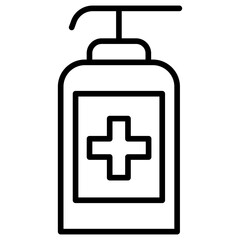 Outline Soap Dispenser icon