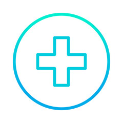 Outline gradient Medical icon