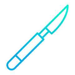 Outline gradient Scalpel icon