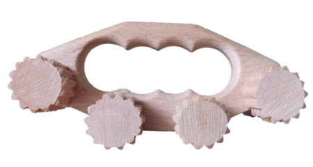 wooden massager, for self-massage