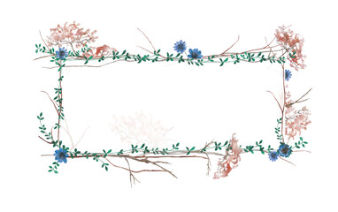 Waldblätter, Pilze & Blumen
