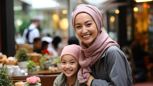 Cancer patient cherishing simple joys in daily life despite illness 