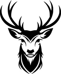 Dear | Minimalist and Simple Silhouette - Vector illustration