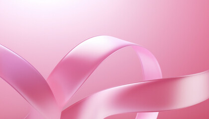 Pink abstract ribbon backgroun