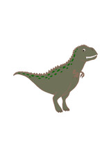 dinosaur toy isolated on white