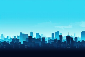 Fototapeta na wymiar urban city landscape skyline space silhouette illustration background