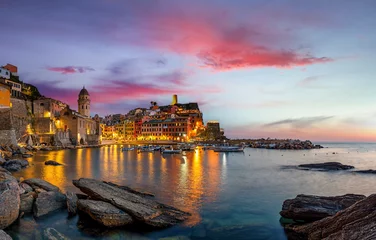 Foto op Canvas View of Vernazza village © Givaga