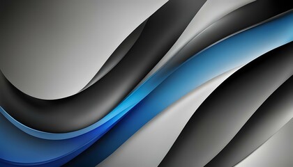 Modern abstract blue black banner background with light multiply and shiny effect vector illustration Abstract Background with blue black Gradient Modern 3D Wave Curve Blue Black Presentation Backgrou