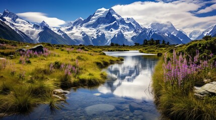 Fototapeta premium lake in the mountains
