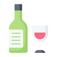 Alcohol Flat Icon