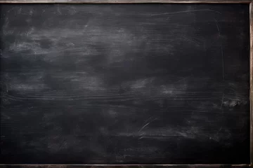Fotobehang Blackboard background with chalk, Rubbings © David