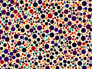 Seamless pattern with dots