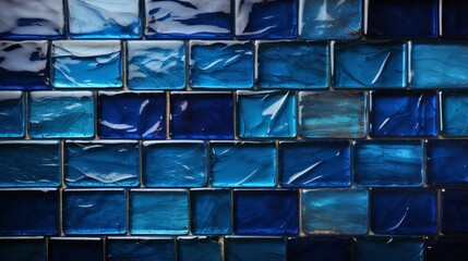 Cobalt Ceramic Tile Texture Background