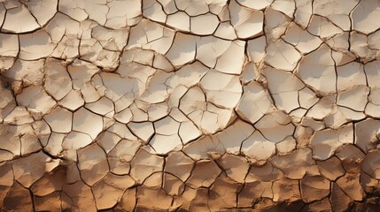 Cracked Earth Texture Background