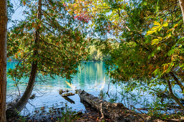 Green Lakes State Park: Syracuse, NY's natural gem featuring emerald lakes and scenic trails, ideal for outdoor enthusiasts and nature lovers