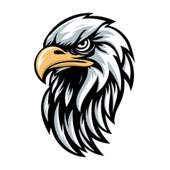 eagle head mascot vector logo