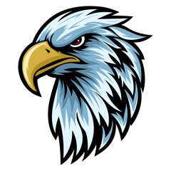 eagle head mascot vector logo