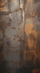 Realistic scratched metal texture or background