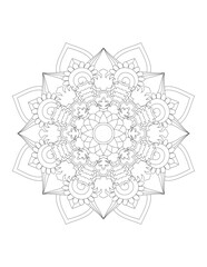 Mandala. Mandala Coloring Pages. Flower Mandala. Coloring Pages