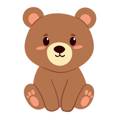 cute bear vector illustration