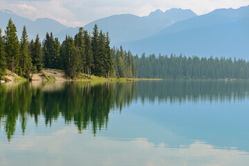 Fototapeta premium Lake Edith, Jasper (6)