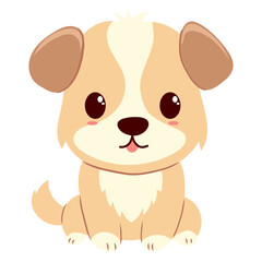 cute puppy illustration
