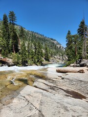 View of a river in Yosemite National Park, California