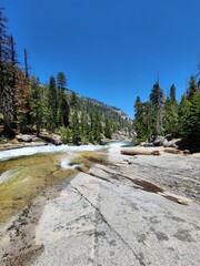 View of a river in Yosemite National Park, California