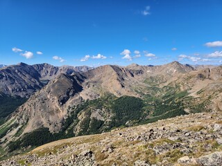 View from the Mount Massive trail, Colorado