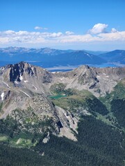 View from the summit of Huron Peak, Colorado