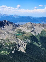 View from the summit of Huron Peak, Colorado