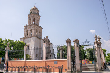 Parroquia de la Inmaculada Concepción en Sayula, Jalisco México - obrazy, fototapety, plakaty