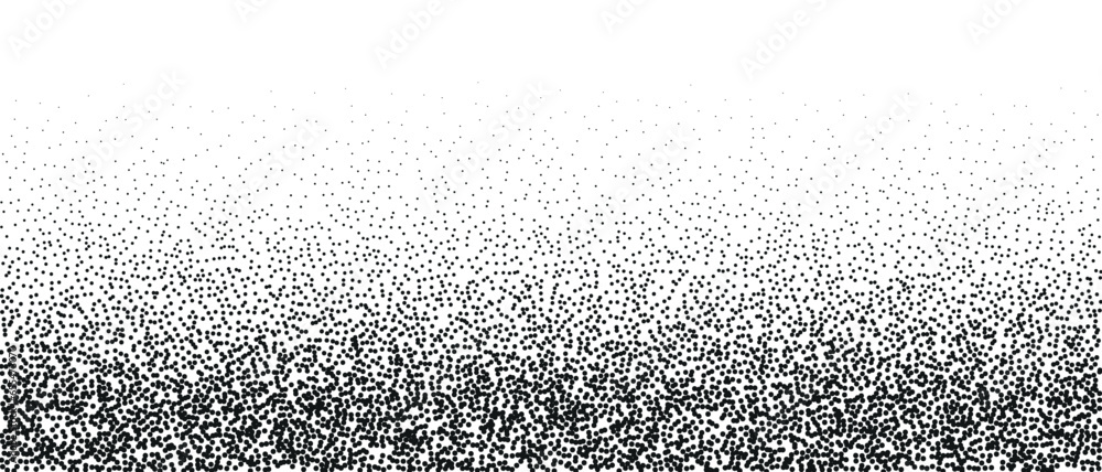 Aufkleber gritty texture sand on transparent background.monochrome noise halftone, grit pattern.vector isolate