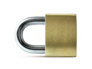 Lock, transparent background