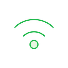 Wifi icon set. signal vector icon. Wireless  icon vector