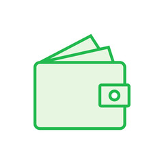 Wallet icon set. wallet vector icon