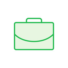 Briefcase icon set. suitcase icon. luggage symbol.