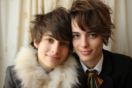 Happy Gay Couple - ai generated