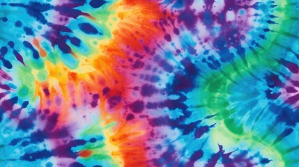 seamless repeatable pattern of tie dye swirls that can be repeated to create an endless pattern. generative AI