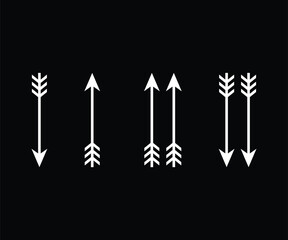Arrow icons set. Arrow collection. Simple arrow big set. Arrow icon set isolated on white background