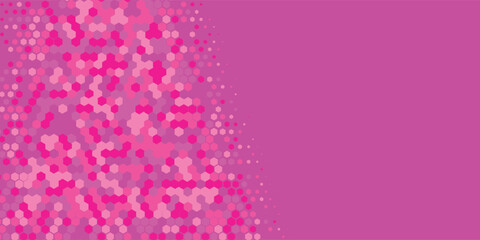 Geometric abstract Hexagon multi Color Background