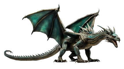 Obraz premium Dragon Isolated