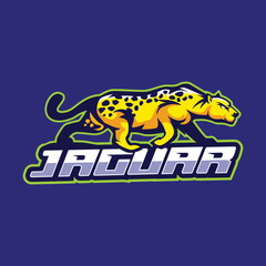 Jaguar animal logo design template. Esport jaguar logo vector illustration © Guavanaboy